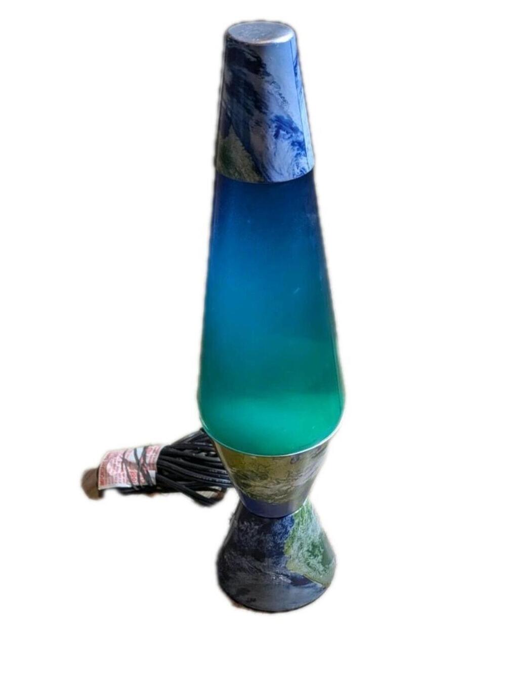 Schylling Lava Lamp 14.5" Full Glove - The Original Yellow/Green Wax Blue Liquid